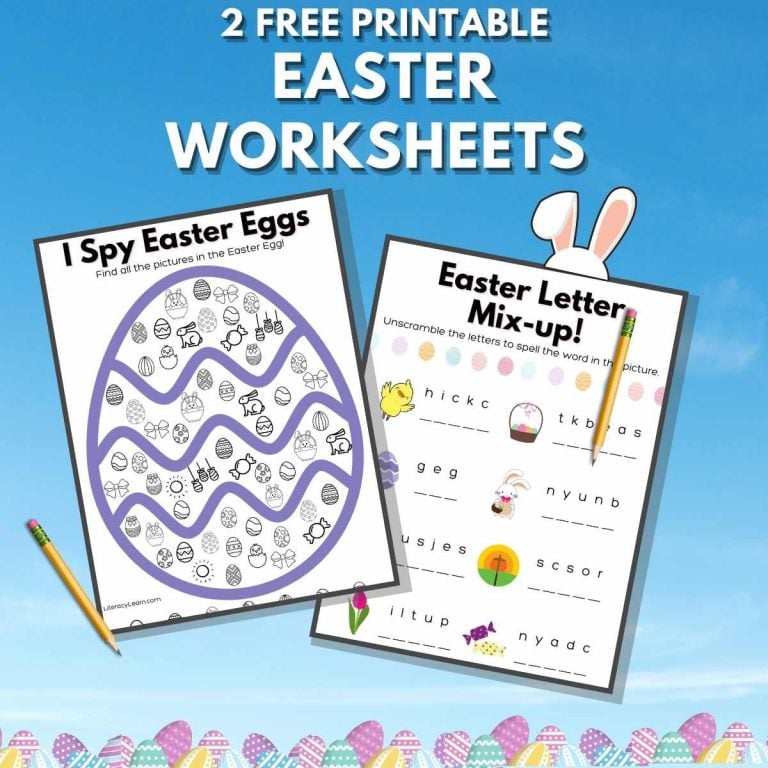 Easter Kids Activity Worksheets