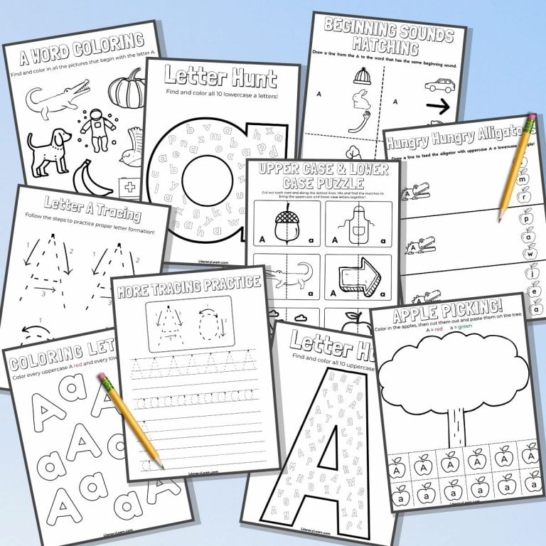 11 Letter A Worksheets for Preschool – Free Printables!