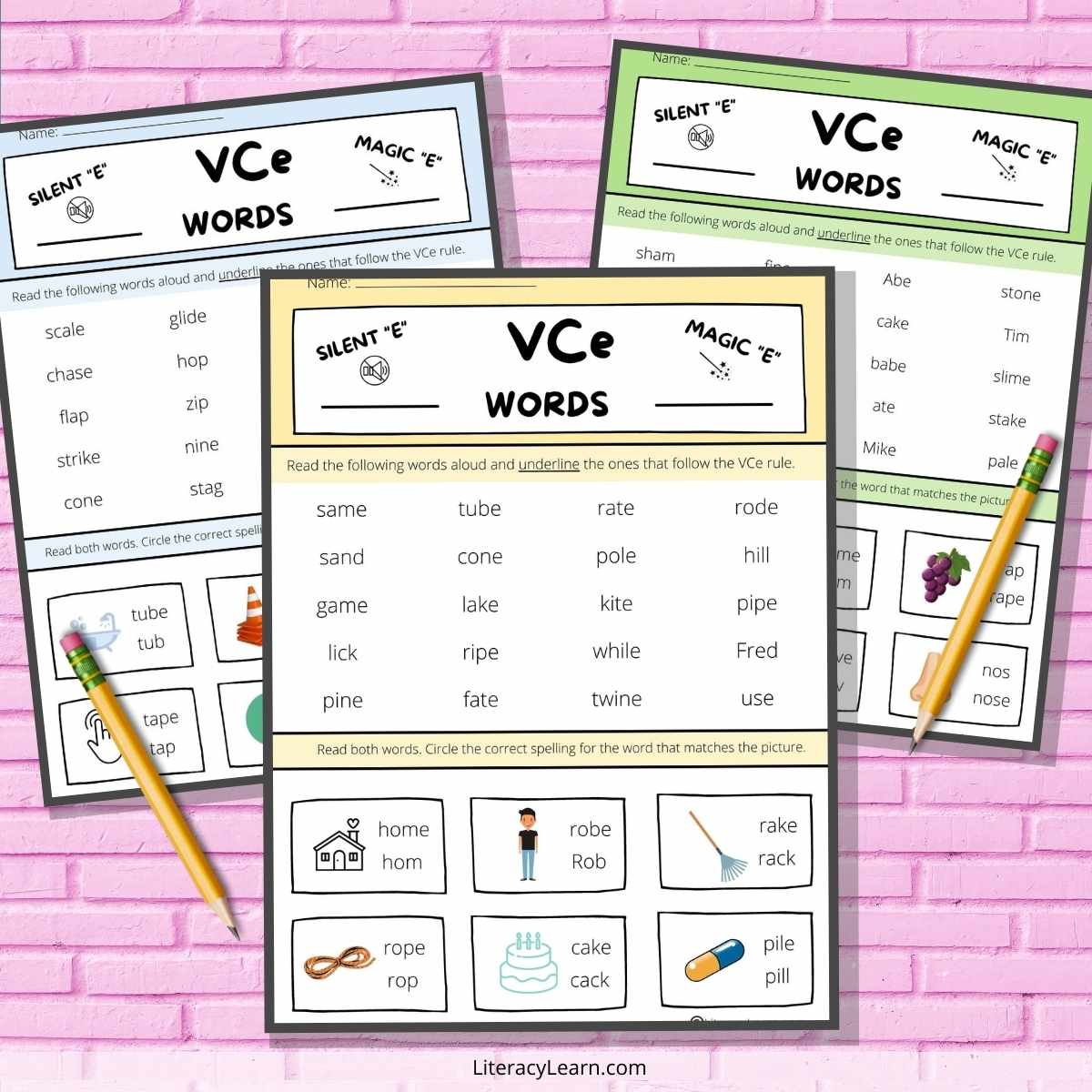 free-silent-e-worksheets