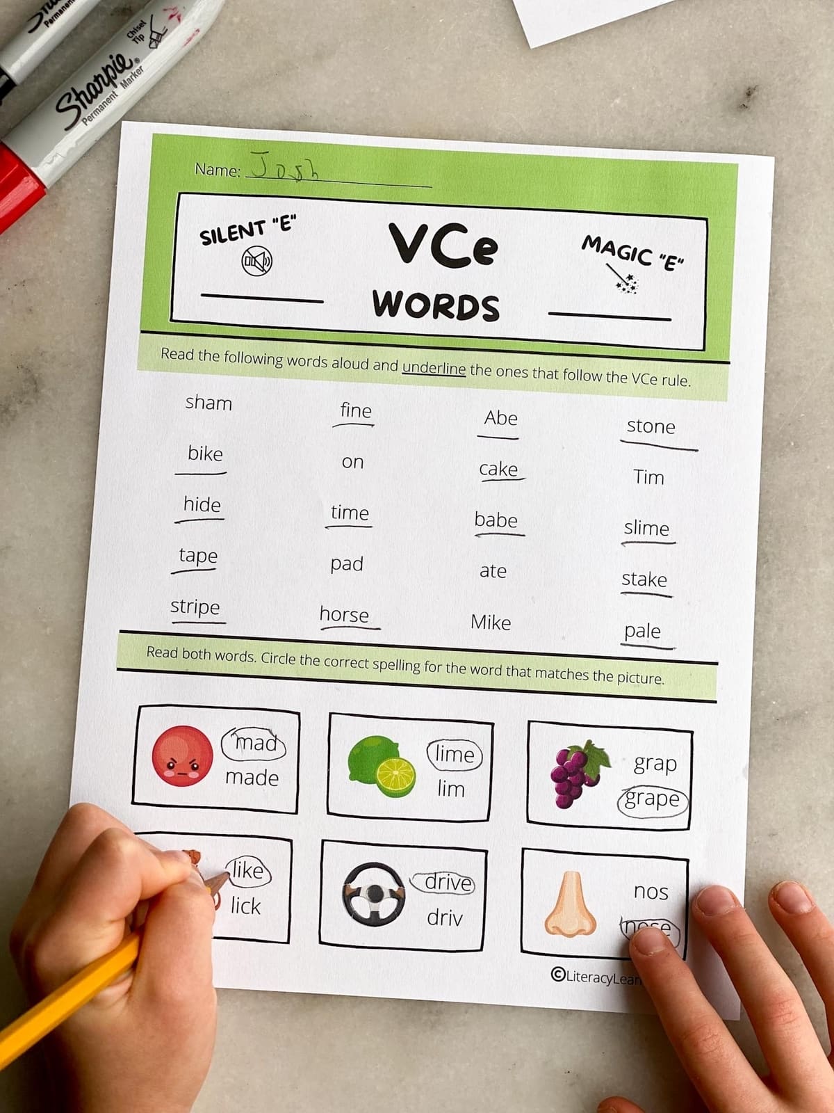 Silent E Worksheets Free Printables! Literacy Learn