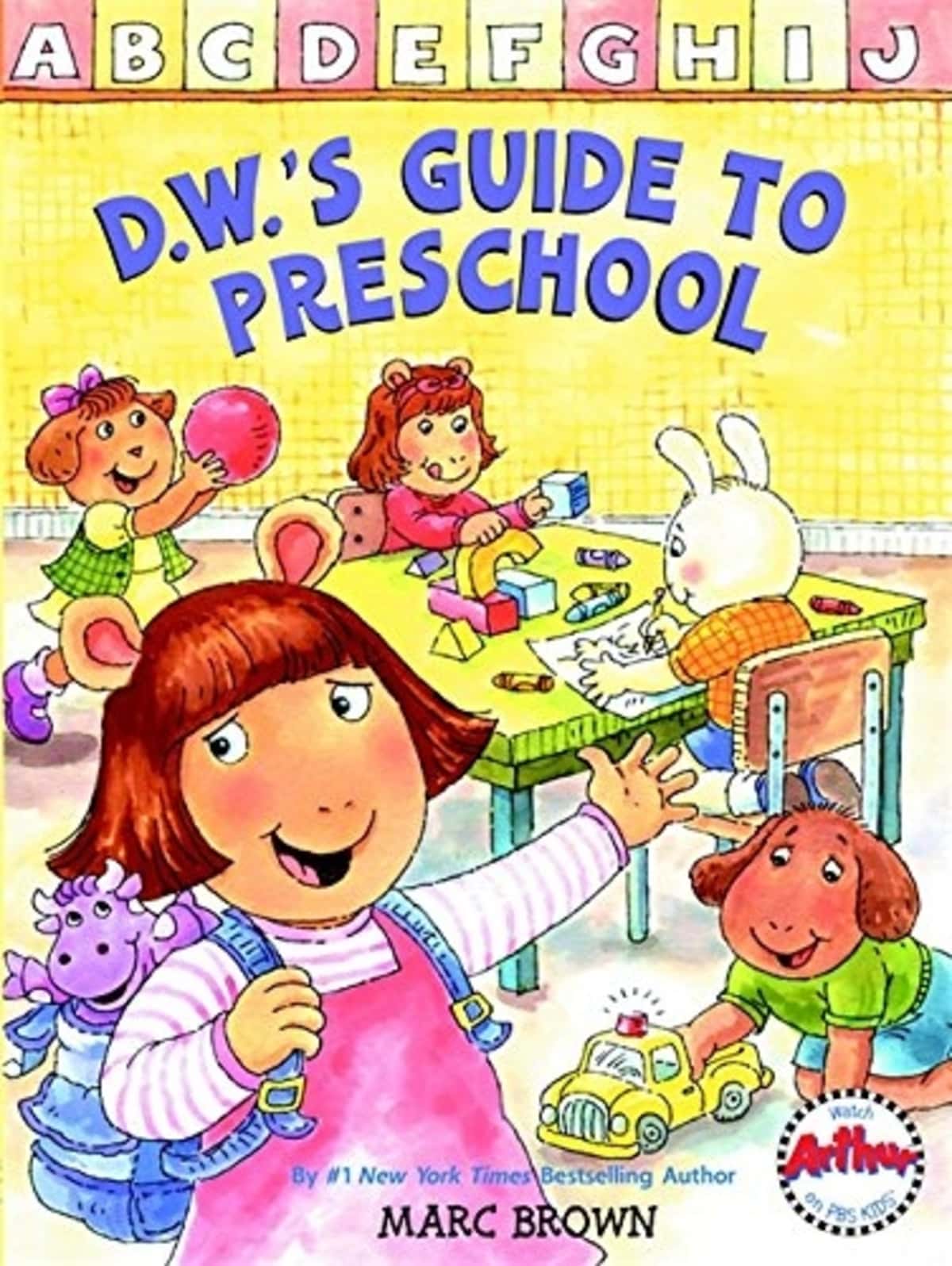 The book cover of "D.W.'s Guide to Preschool."
