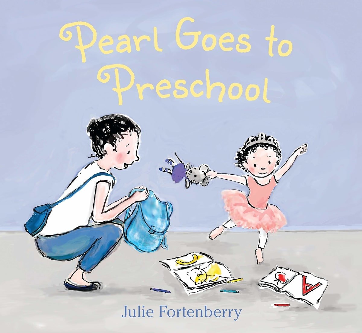 The book cover of "Pearl Goes to Preschool."