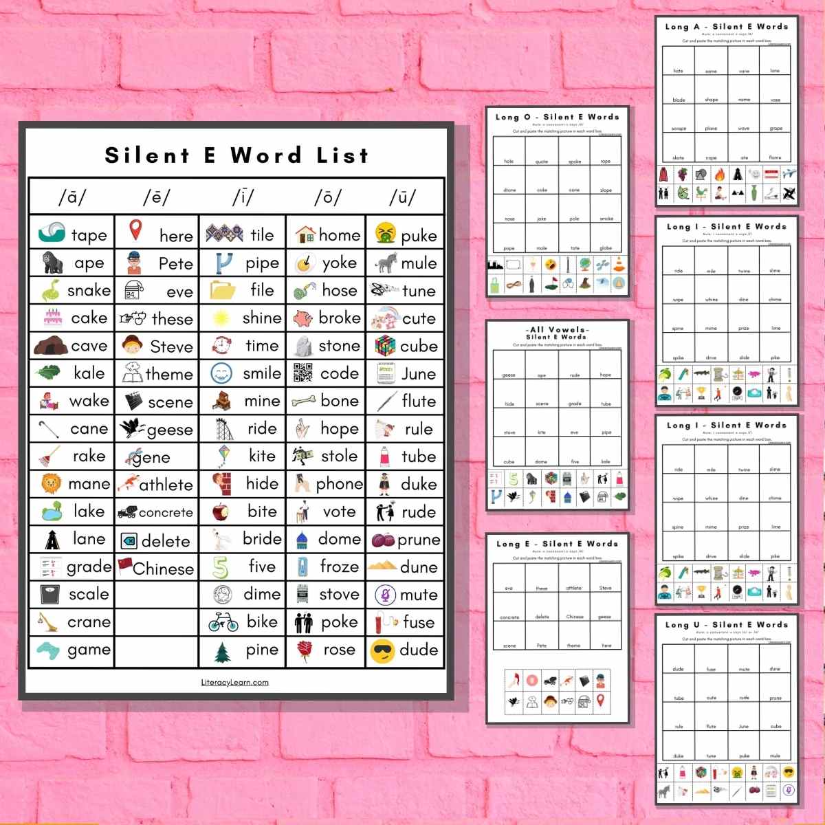 Long I Silent E Word List