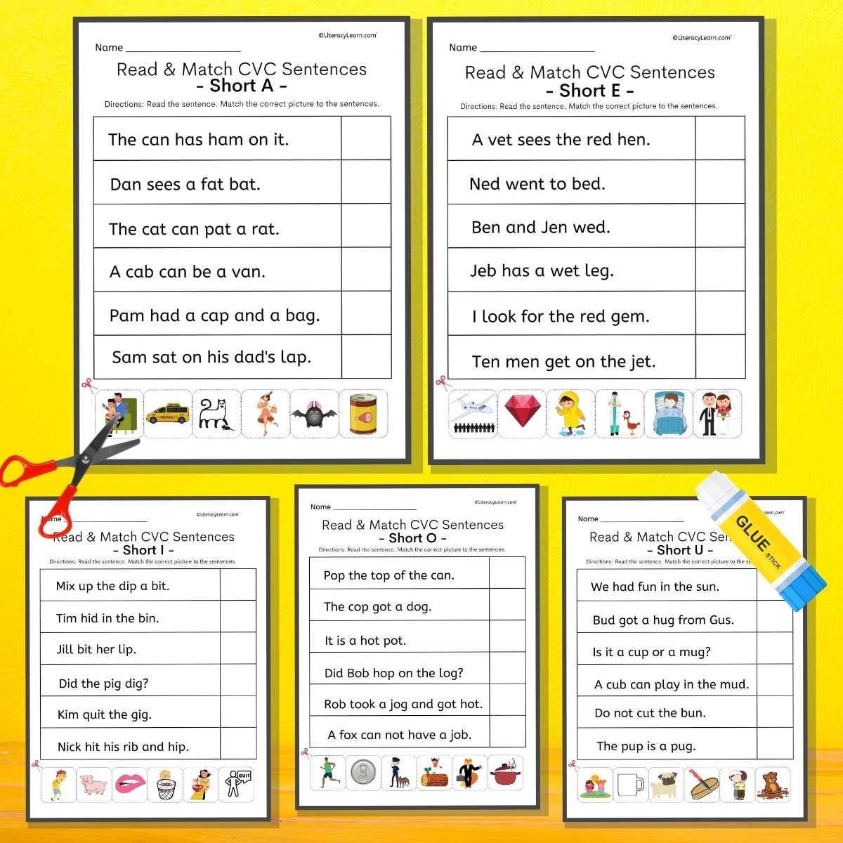 Phrases And Sentences Worksheets For Grade 1