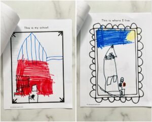 All About Me Worksheet Book (Pre-K &amp; Kindergarten) - Literacy Learn