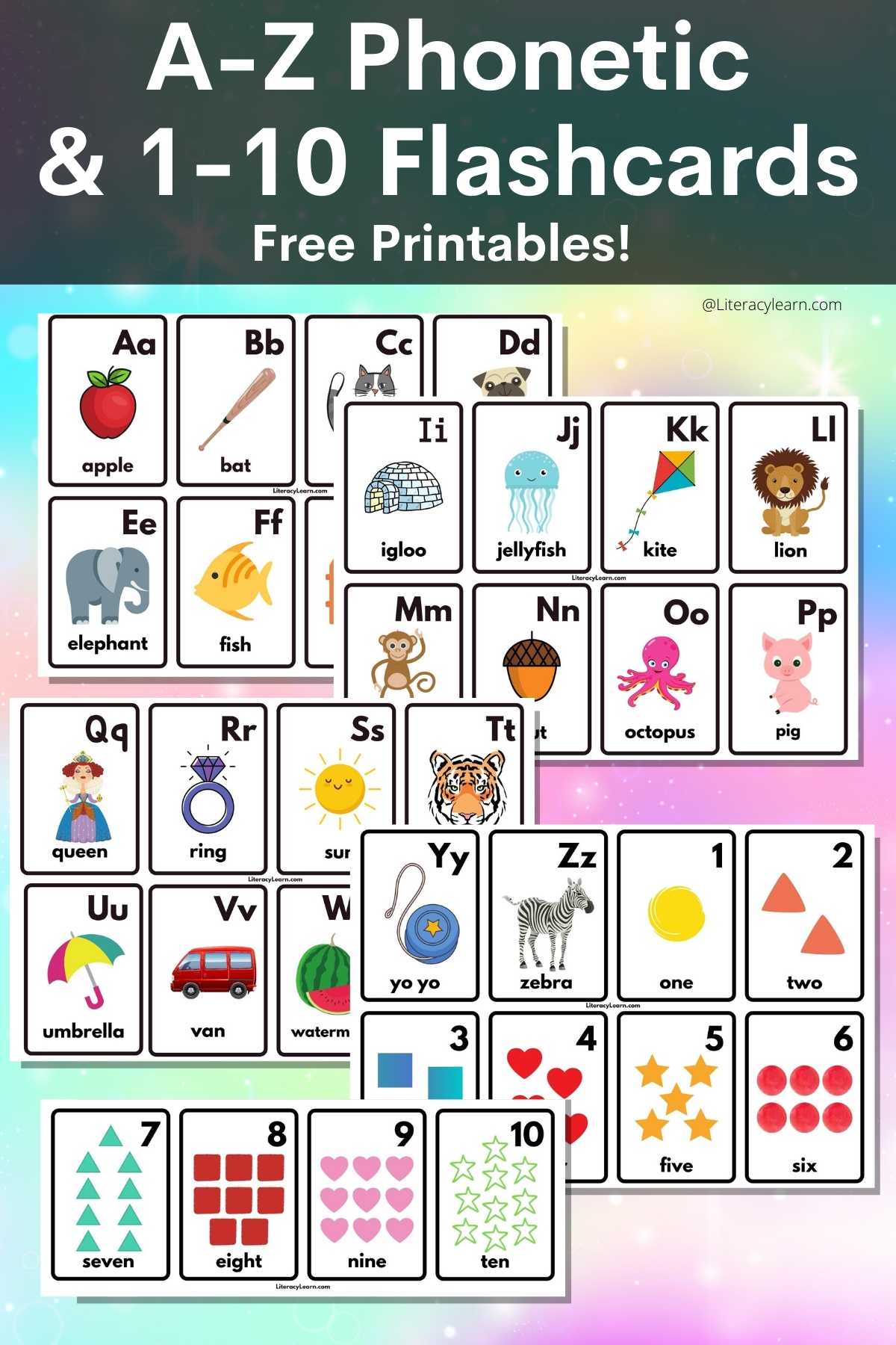 printable phonetic alphabet flashcards literacy learn