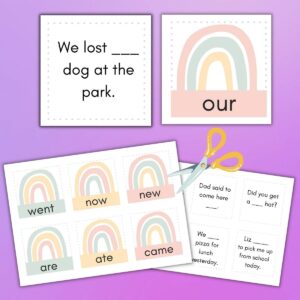 Free High-Frequency Words Game with Dolch Primer Words - Literacy Learn