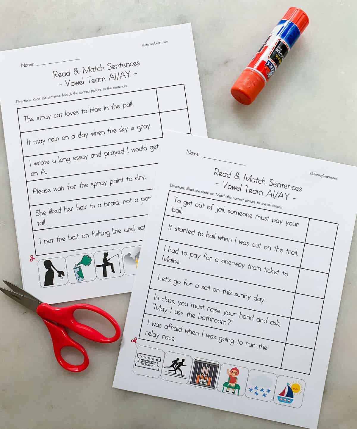 ai-and-ay-words-read-match-worksheets-free-literacy-learn