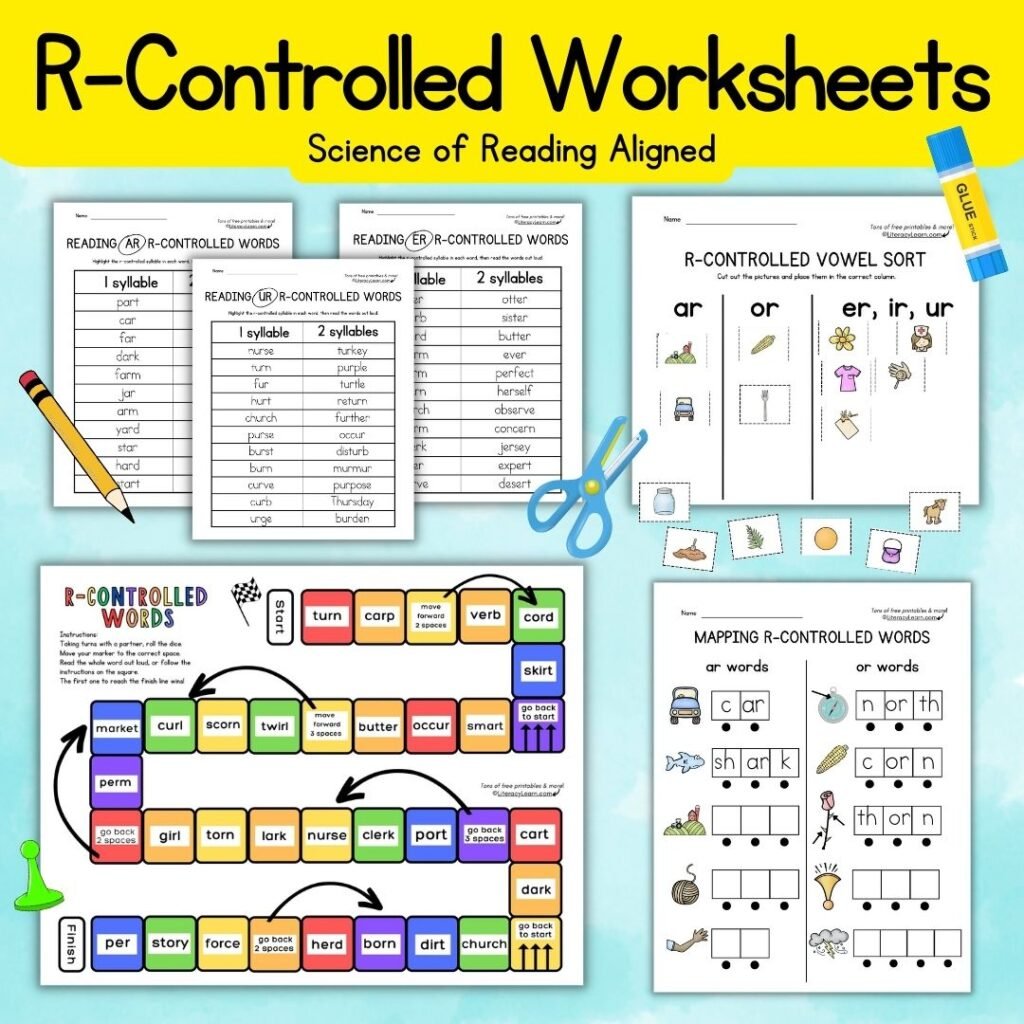 All About R Controlled Vowels Free Printable Chart Literacy L – NBKomputer