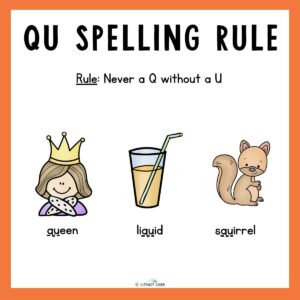 Que Rule Spelling Rules: Which Rules to Teach + Free Printables - Literacy Learn