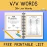 FREE Printable Phonics Word Lists - Literacy Learn