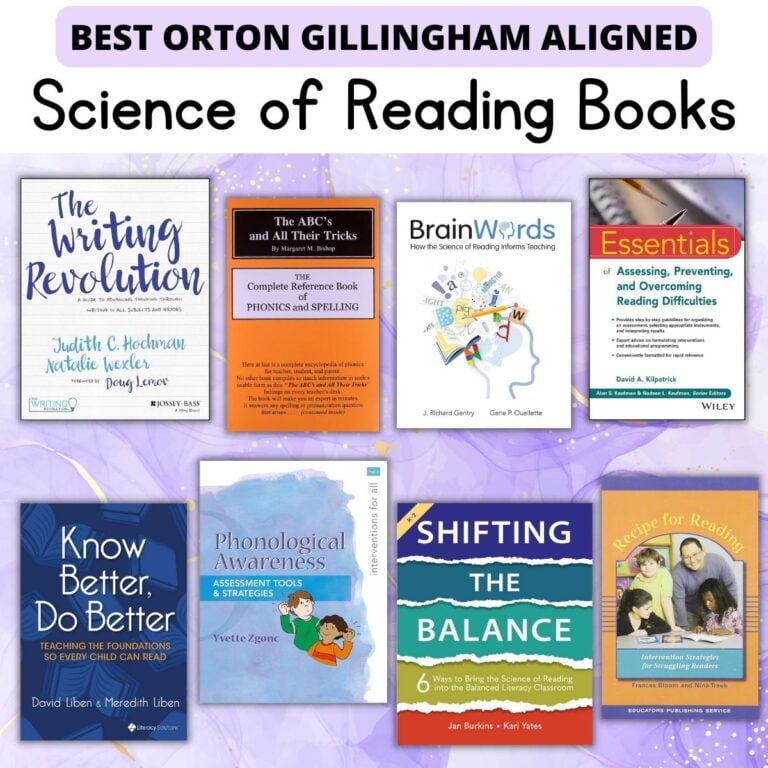 Best Science of Reading Books for Teachers (Orton Gillingham)