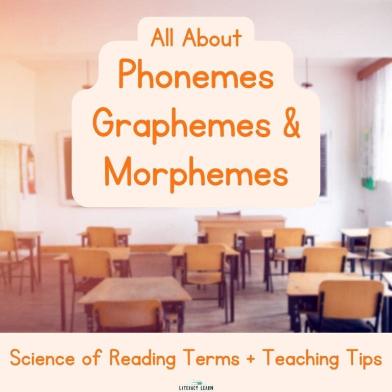 All About Phonemes, Graphemes, and Morphemes - Literacy Learn