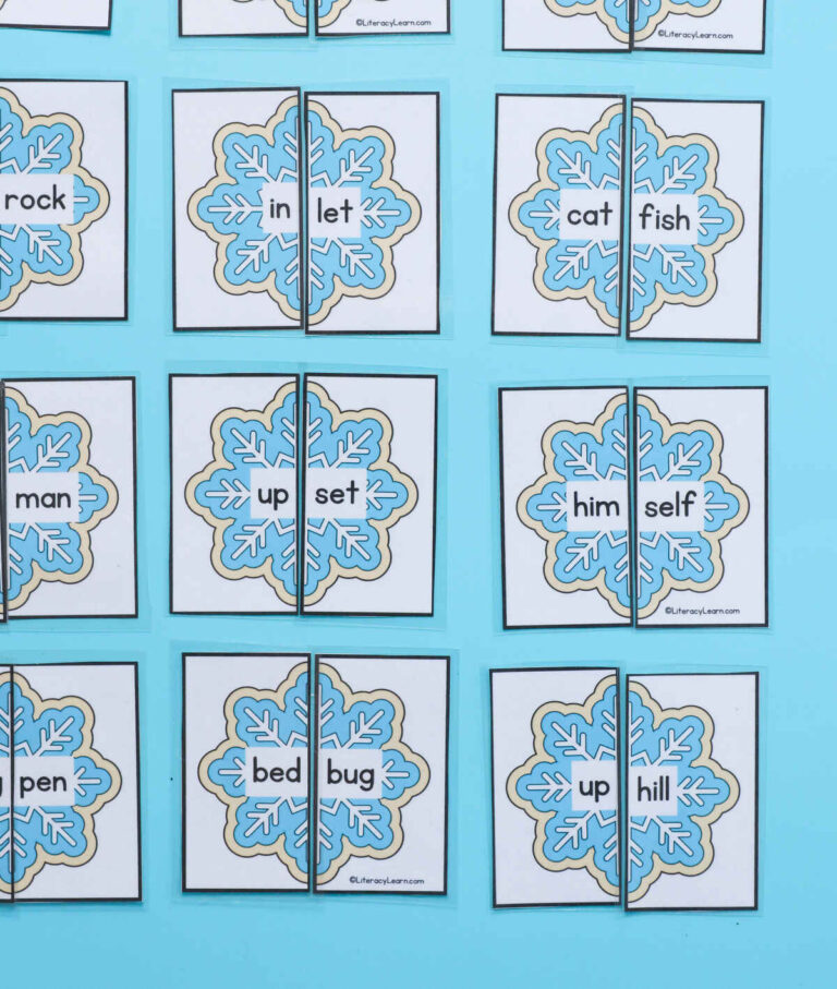 Winter Read & Match Compound Words: Free Printables - Literacy Learn