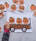 Fall Wagon Word Building Pumpkins - Free Printables! - Literacy Learn