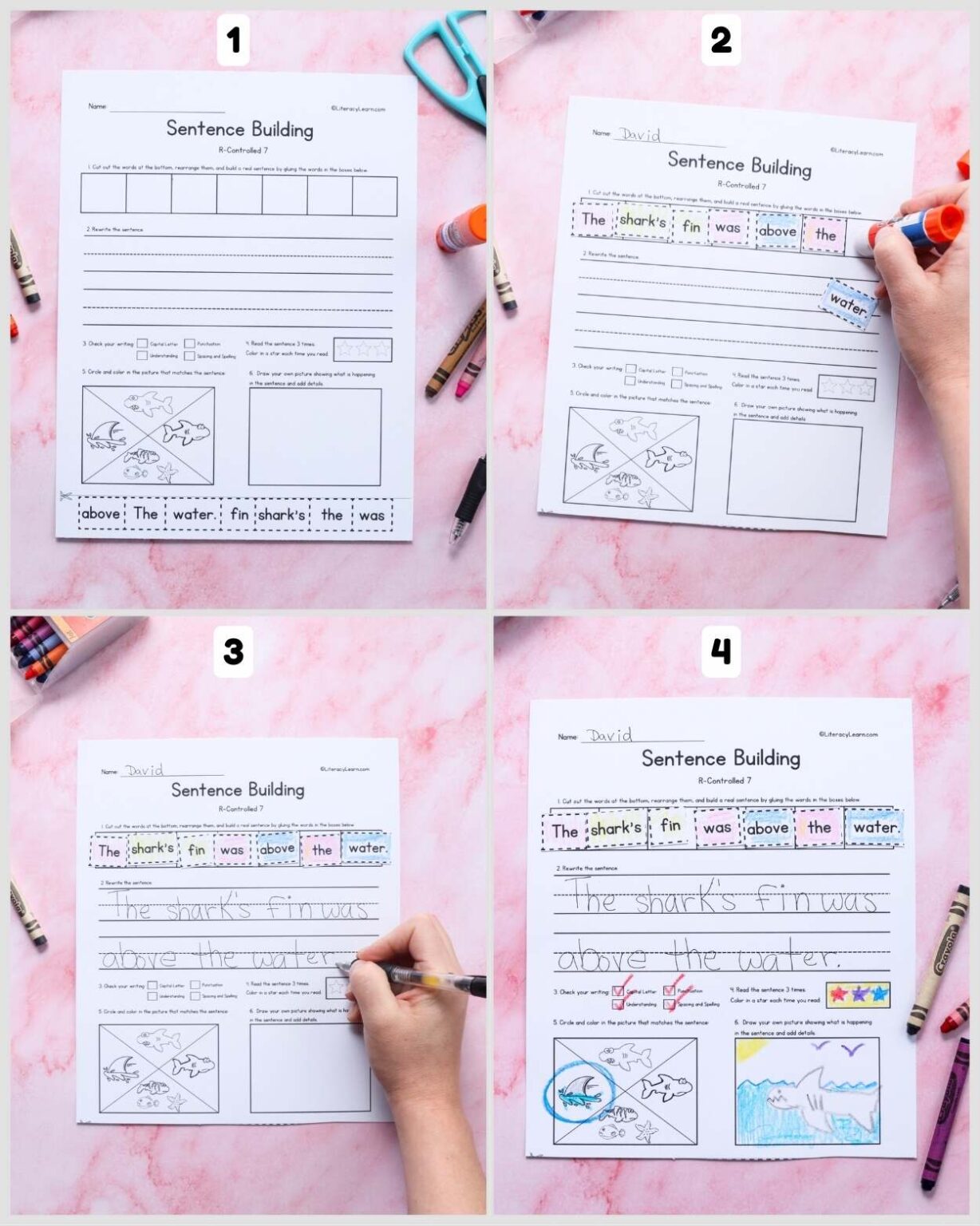 Syntax Worksheet Writing Sentence Anagrams for Syntax Practice - Literacy Learn