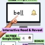 Pinterest graphic with FREE Floss Google Slides.