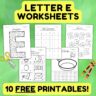 10 FREE Letter E Worksheets - Literacy Learn